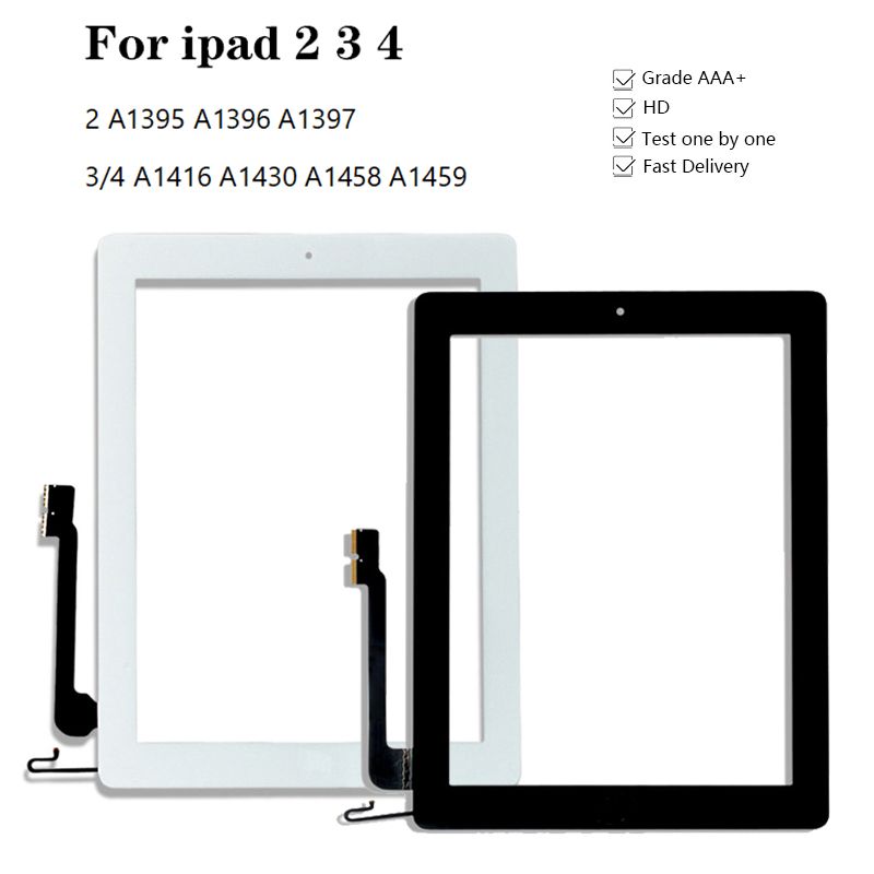 For iPad 2/3/4 Touch screen A1395 A1396 A1397 A1416 A1430 A1458 A1459 touch Screen Digitizer Sensor Glass Panel
For iPad 2/3/4 Touch screen A1395 A1396 A1397 A1416 A1430 A1458 A1459 touch Screen Digitizer Sensor Glass Panel