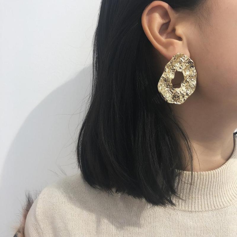 Lifefontier New Vintage Gold Drop Earrings for Women Statement Geometric Irregular Metal Dangle Earrings Fashion Jewelry 2020
Lifefontier New Vintage Gold Drop Earrings for Women Statement Geometric Irregular Metal Dangle Earrings Fashion Jewelry 2020