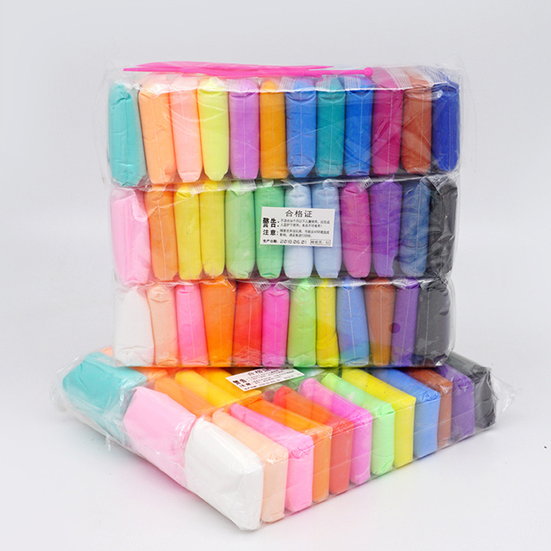 QWZ 36 Colors Slime Super Light Clay with 3 Tools Air Drying Light Plasticine Modelling Clay Handmade Educational Toys Clay LJ200922
QWZ 36 Colors Slime Super Light Clay with 3 Tools Air Drying Light Plasticine Modelling Clay Handmade Educational Toys Clay LJ200922