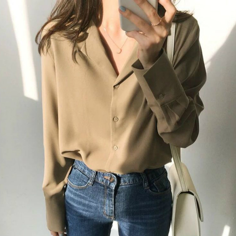 blusas mujer de moda 2020 v-neck office ladies tops chiffon blouse long sleeve women white blouse womens tops and blouses A994, Black
blusas mujer de moda 2020 v-neck office ladies tops chiffon blouse long sleeve women white blouse womens tops and blouses A994, Black