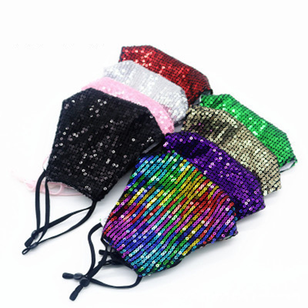 Fashion Bling 3D Washable Reusable Mask PM2.5 Face Care Shield Sun Color Gold Elbow Sequins Shiny Face Cover Mount Masks Anti-dust Mouth Mas
Fashion Bling 3D Washable Reusable Mask PM2.5 Face Care Shield Sun Color Gold Elbow Sequins Shiny Face Cover Mount Masks Anti-dust Mouth Mas