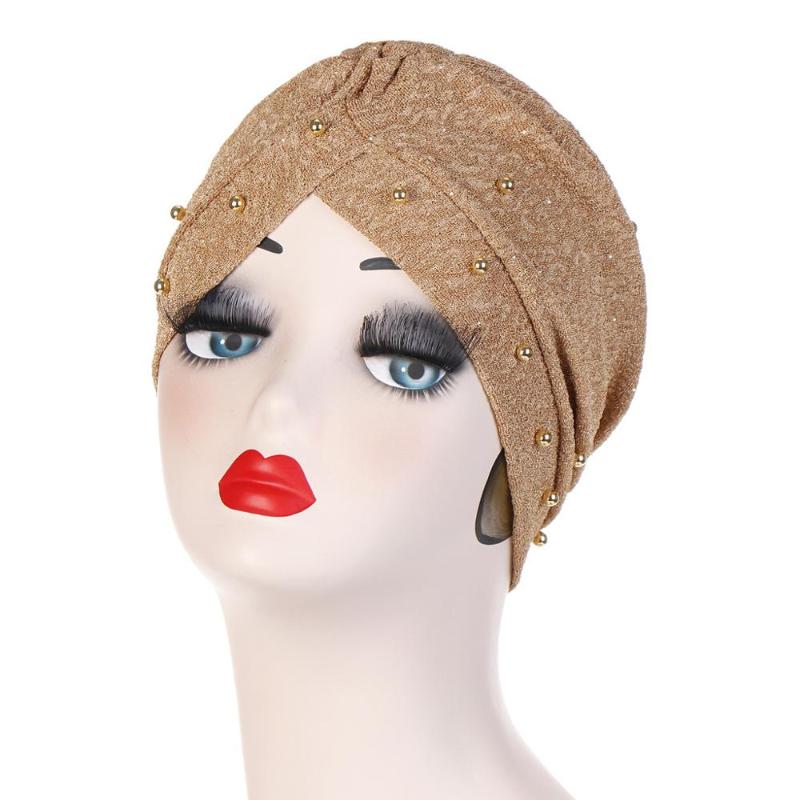 Muslim turban hair bonnets for women solid color Arab beanie headscarf hat forehead cross bead sprinkle gold head wrap TB-18, Beige
Muslim turban hair bonnets for women solid color Arab beanie headscarf hat forehead cross bead sprinkle gold head wrap TB-18, Beige