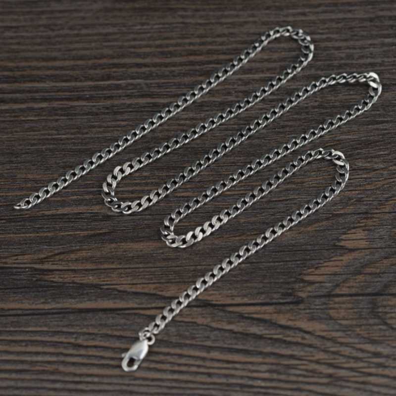 real silver tank chain necklace S925 sterling silver flat rings necklace men women pure saddle chain jewelry
real silver tank chain necklace S925 sterling silver flat rings necklace men women pure saddle chain jewelry