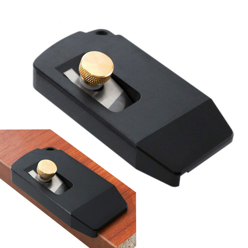 Woodworking Hand Planer Knife Aluminum Alloy Edge Trimmer Wood Edge Banding Machine Manual Tail Trimming with Blades