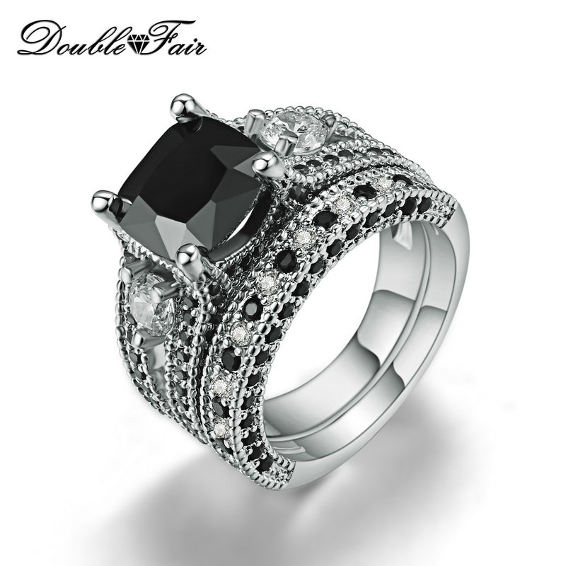 Top Quality Square Cut Black Nano Crystal Rings Sets Cubic Zirconia Silver Color Party Fashion Brand Women Jewelry DFR617
Top Quality Square Cut Black Nano Crystal Rings Sets Cubic Zirconia Silver Color Party Fashion Brand Women Jewelry DFR617