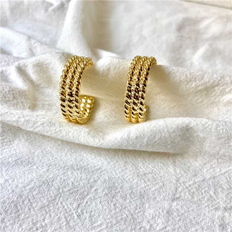Three Layered Multi Copper Hoop Earrings For Women,2020 New Solid Gold Color Round Circle Earring,Female Fashion Jewelry Gifts
Three Layered Multi Copper Hoop Earrings For Women,2020 New Solid Gold Color Round Circle Earring,Female Fashion Jewelry Gifts