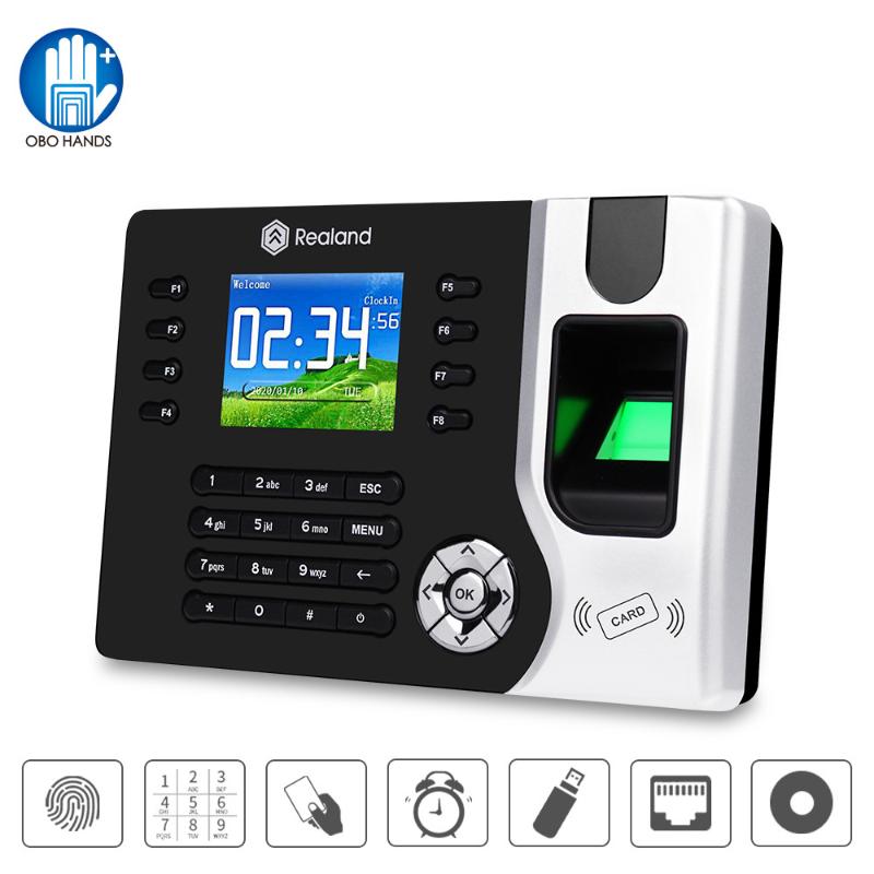 TCP/IP/USB 2.4inch Biometric Fingerprint Time Attendance Machine Finger print Time Recorder System Employee Check-in
TCP/IP/USB 2.4inch Biometric Fingerprint Time Attendance Machine Finger print Time Recorder System Employee Check-in