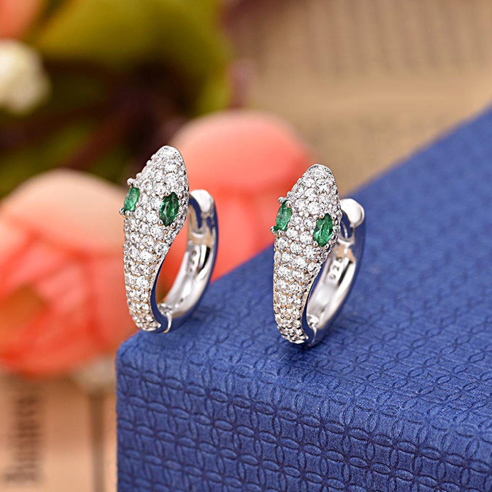 1 Pair Small Hoop Earrings Women CZ Snake Earring Dainty Gold Silver Color Rose Jewelry Aretes Huggie Trendy Hoops Tiny Earing 200924