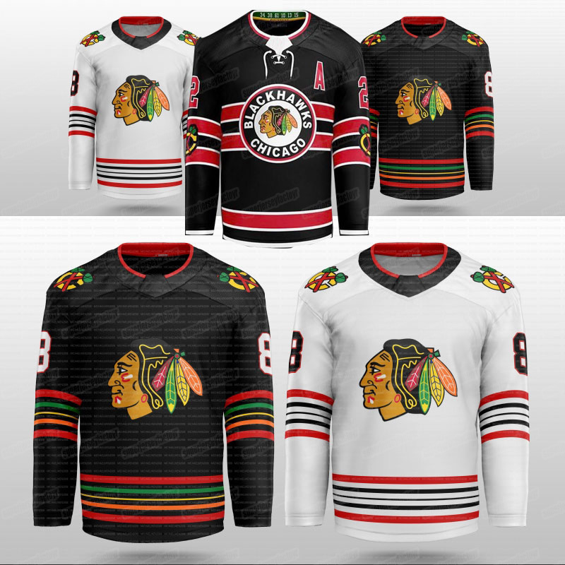 Chicago Blackhawks 2020 Concept Patrick Kane Lehner Jonathan Toews 65 SHAW 77 Kirby Dach Duncan Keith Gustafsson DeBrincat Hockey Jersey, Men black
Chicago Blackhawks 2020 Concept Patrick Kane Lehner Jonathan Toews 65 SHAW 77 Kirby Dach Duncan Keith Gustafsson DeBrincat Hockey Jersey, Men black