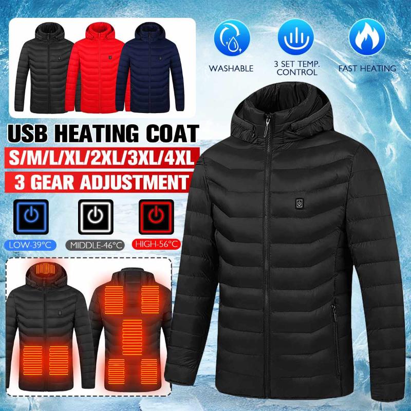 2021 Upgrade 8 Heating Zones Mens Women Heated outdoor vest USB Electric Heated Hooded Long Sleeves Jacket Thermal Clothing Ski, Red
2021 Upgrade 8 Heating Zones Mens Women Heated outdoor vest USB Electric Heated Hooded Long Sleeves Jacket Thermal Clothing Ski, Red