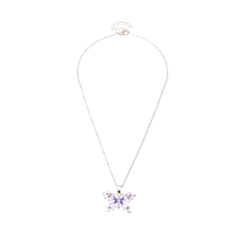 Dripping Oil Lavender Butterfly Pendant Necklace For Women Jewelry Collares Friends Accessories Aesthetics Suspension XL10235
Dripping Oil Lavender Butterfly Pendant Necklace For Women Jewelry Collares Friends Accessories Aesthetics Suspension XL10235