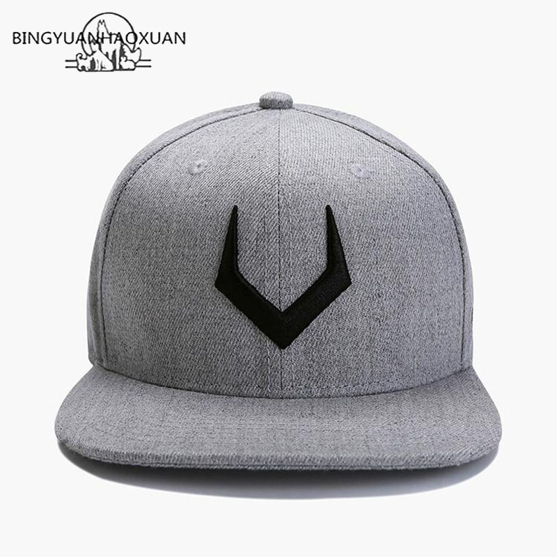 BINGYUANHAOXUAN High Quality Gray Wool Snapback 3D Pierced Embroidery Hip Hop Cap Flat Bill Baseball Cap for Adult, Black
BINGYUANHAOXUAN High Quality Gray Wool Snapback 3D Pierced Embroidery Hip Hop Cap Flat Bill Baseball Cap for Adult, Black