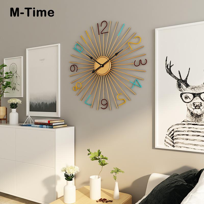 Large Metal Golden Wall Clock Modern Design Decorative Bar Cafe Creative Nordic Big Hanging Clocks Wall Watch Home Decor reloj
Large Metal Golden Wall Clock Modern Design Decorative Bar Cafe Creative Nordic Big Hanging Clocks Wall Watch Home Decor reloj
