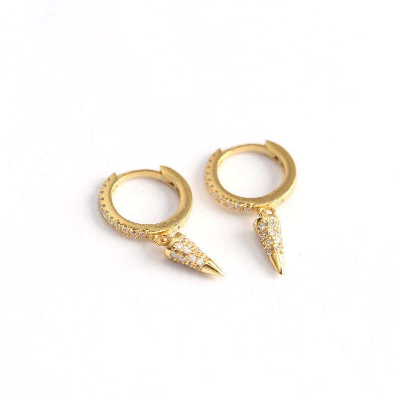 925 Sterling Silver Earring Fashion Geometric Zircon Cone Rose Short Pendant Drop Earring Personality Trend Woman Girl Ear Jewel
925 Sterling Silver Earring Fashion Geometric Zircon Cone Rose Short Pendant Drop Earring Personality Trend Woman Girl Ear Jewel
