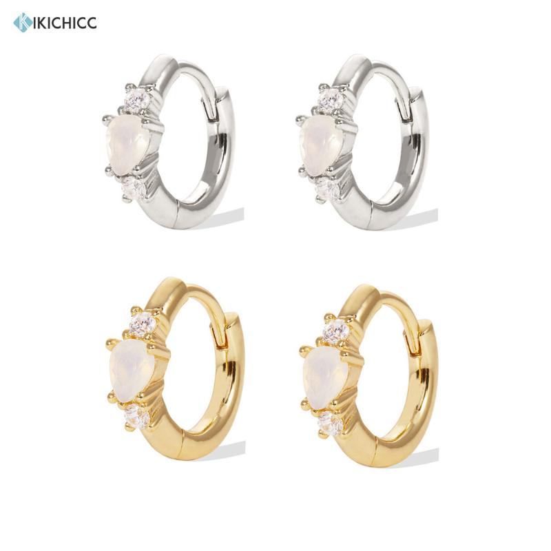 Kikichicc 925 Sterling Silver Milk Crystal 8.5mmHuggies Water Pear Mini Hoops Circle Simple European Luxury Women Jewelry
Kikichicc 925 Sterling Silver Milk Crystal 8.5mmHuggies Water Pear Mini Hoops Circle Simple European Luxury Women Jewelry