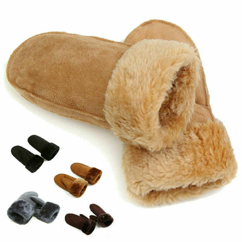 Women Warm Winter Sheepskin Gloves Faux Fur Leather Mittens Solid Color Warm Fur Trim Frosted Female Gloves 1Pairs
Women Warm Winter Sheepskin Gloves Faux Fur Leather Mittens Solid Color Warm Fur Trim Frosted Female Gloves 1Pairs
