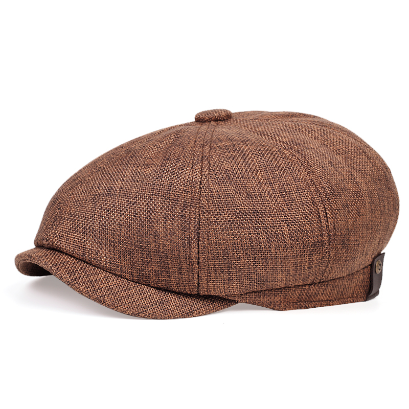 2020 spring autumn cotton and linen berets fashion solid color men's octagonal hat wild universal casual hat hip-hop newsboy, Black
2020 spring autumn cotton and linen berets fashion solid color men's octagonal hat wild universal casual hat hip-hop newsboy, Black