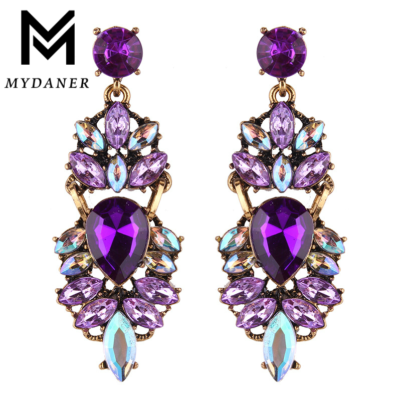 MYDANER Fashion Crystal Rhinestones Long Dangle Earrings Trendy Big Statement Tassel Pendant Earrings for Women Weddings Jewelry
MYDANER Fashion Crystal Rhinestones Long Dangle Earrings Trendy Big Statement Tassel Pendant Earrings for Women Weddings Jewelry