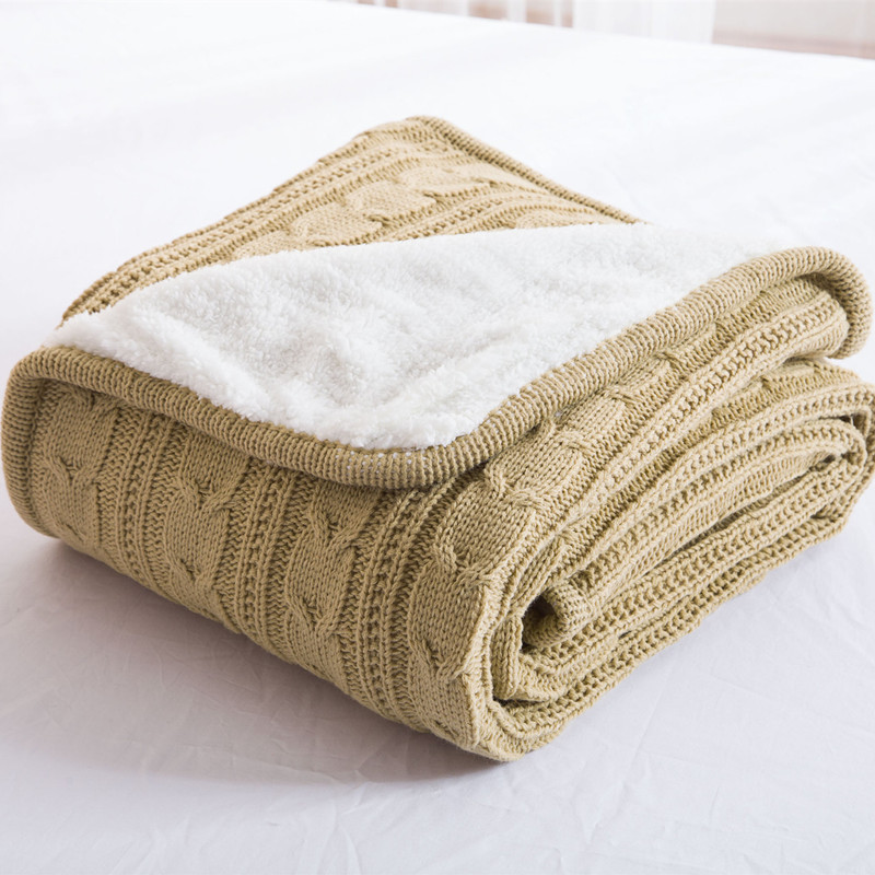 Blankets Fleece Knitted Blanket Soft Warm Handmade Crochet Portable For Bed Sofa Travel Winter Autumn 120*180cm Home Textile
Blankets Fleece Knitted Blanket Soft Warm Handmade Crochet Portable For Bed Sofa Travel Winter Autumn 120*180cm Home Textile