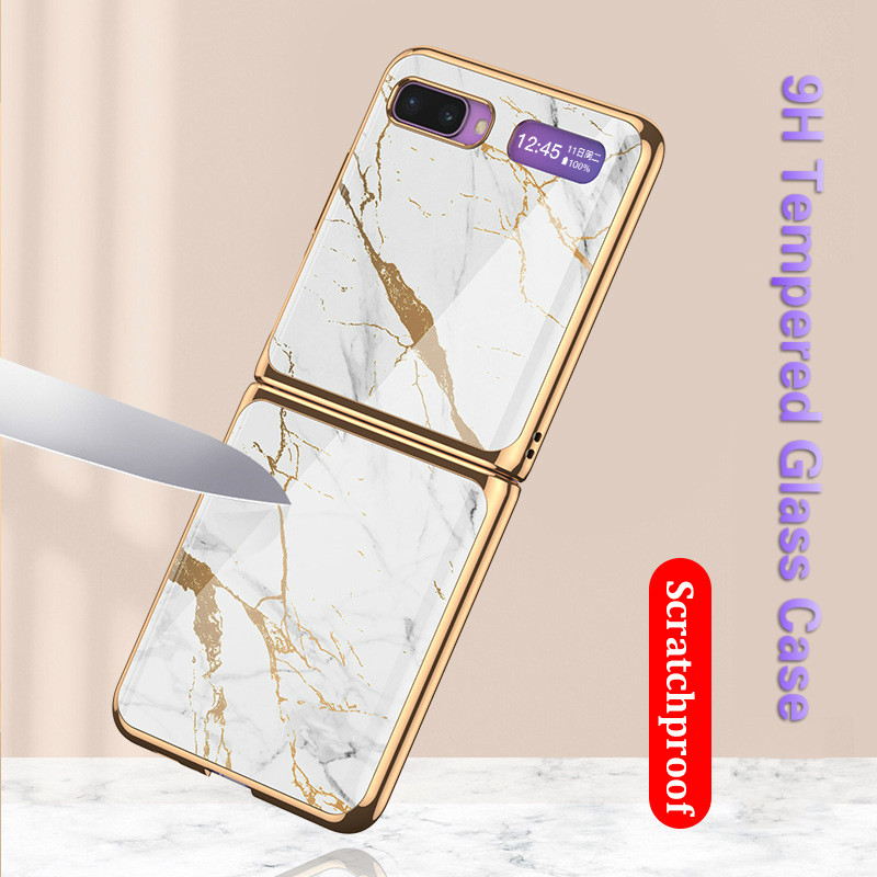 Marble Tempered Glass Fold Case for Samsung Galaxy Z Flip 2020 Phone Case for Samsung Z Flip Galaxy Zflip Ultra Thin Cover Coque, #1
Marble Tempered Glass Fold Case for Samsung Galaxy Z Flip 2020 Phone Case for Samsung Z Flip Galaxy Zflip Ultra Thin Cover Coque, #1