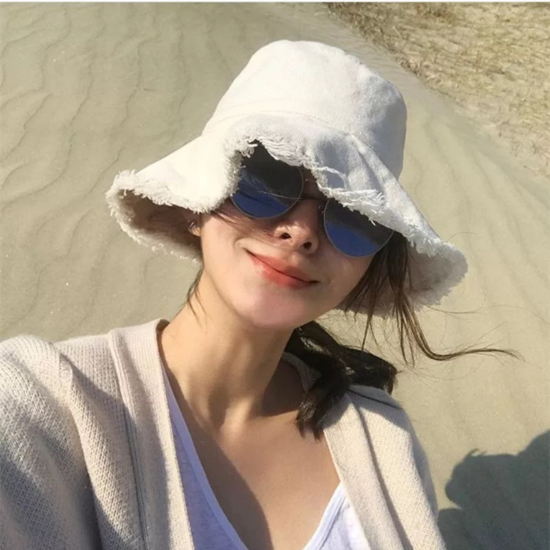 Foldable Bucket Hat Women Outdoor Sunscreen Cotton Fishing Hunting Cap Bob Hat Fishermen gorro pescador Chapeau Sun Visor, White
Foldable Bucket Hat Women Outdoor Sunscreen Cotton Fishing Hunting Cap Bob Hat Fishermen gorro pescador Chapeau Sun Visor, White
