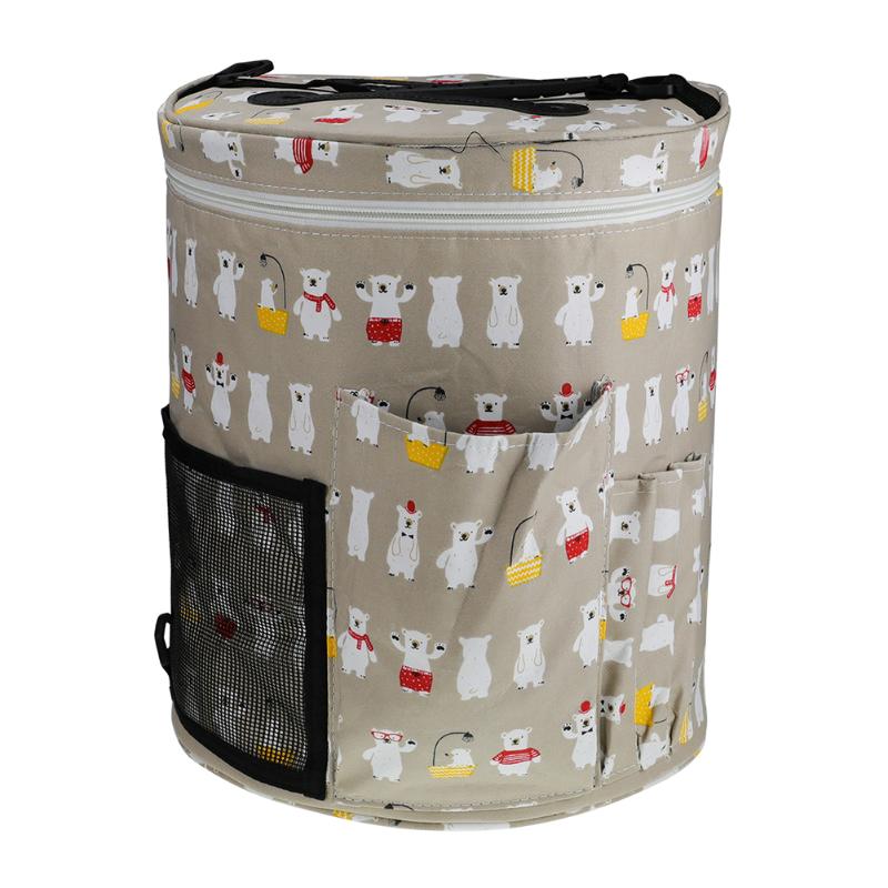 Needles Dustproof Carrying Storage Bag Bear Pattern Yarn Holder Oxford Cloth Sewing Supplies Double Zippers Crocheting Tool
Needles Dustproof Carrying Storage Bag Bear Pattern Yarn Holder Oxford Cloth Sewing Supplies Double Zippers Crocheting Tool