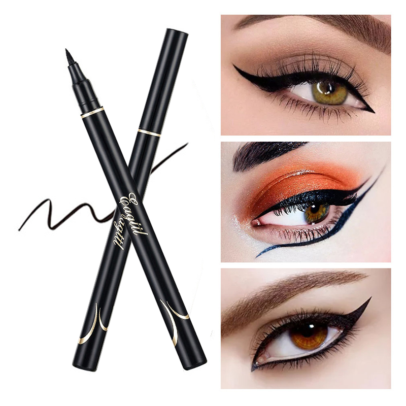 Waterproof Makeup Eyeliner Pencil Sharpen Cool Liquid Eye Liner Eyes Professional Eyeliners Pen Big Eye Maquiagem Cosmetics Tool, Black
Waterproof Makeup Eyeliner Pencil Sharpen Cool Liquid Eye Liner Eyes Professional Eyeliners Pen Big Eye Maquiagem Cosmetics Tool, Black