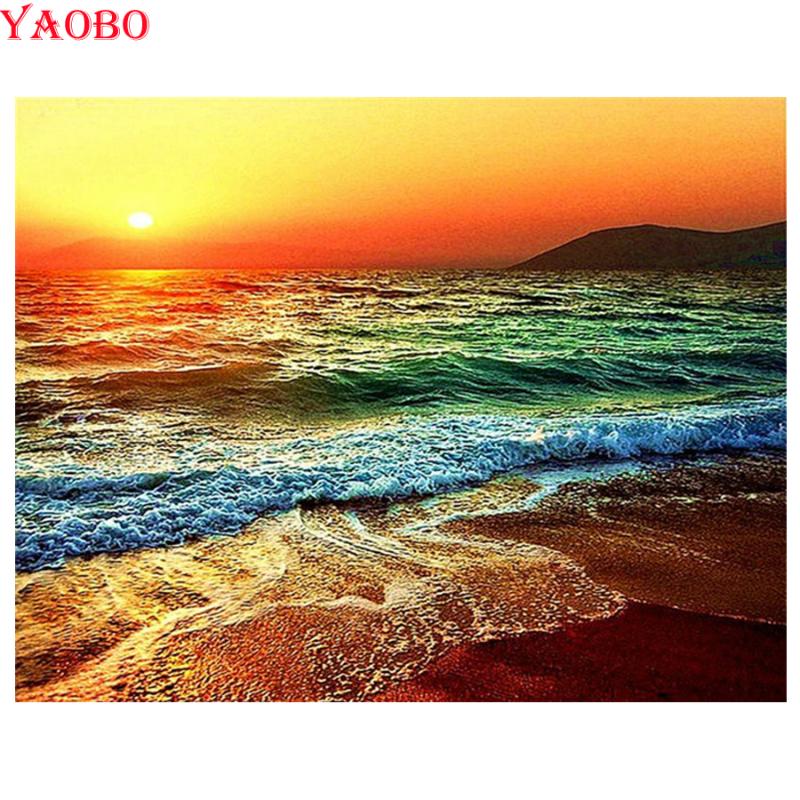 Full Square Round 5D Diy Daimond Painting sunset landscape 3D Diamond Painting Rhinestone Diamant Embroidery seaside
Full Square Round 5D Diy Daimond Painting sunset landscape 3D Diamond Painting Rhinestone Diamant Embroidery seaside