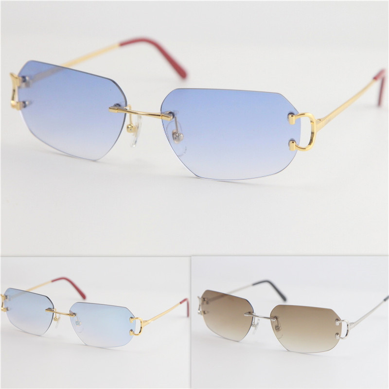 2020 Metal Popular new Style Rimless Sunglasses Men Women fashion with C Decoration Wire Frame Unisex Eyewear for Summer Outdoor Traveling, White;black
2020 Metal Popular new Style Rimless Sunglasses Men Women fashion with C Decoration Wire Frame Unisex Eyewear for Summer Outdoor Traveling, White;black