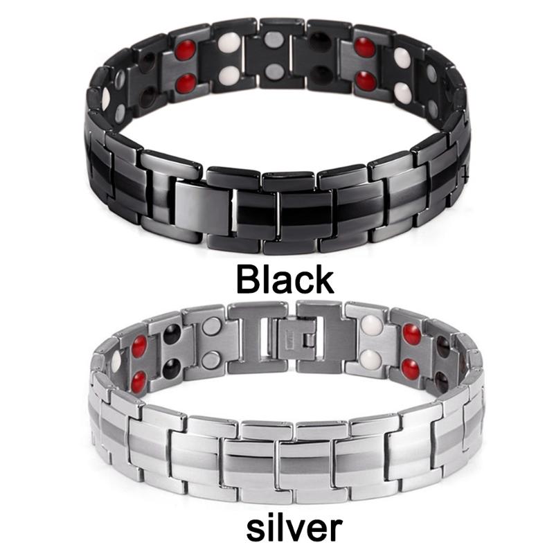 Health Care Men Bracelet Pain Relief Gift Magnetic Therapy Stainless Steel Migraine Arthritis Anxiety Jewelry #734
Health Care Men Bracelet Pain Relief Gift Magnetic Therapy Stainless Steel Migraine Arthritis Anxiety Jewelry #734