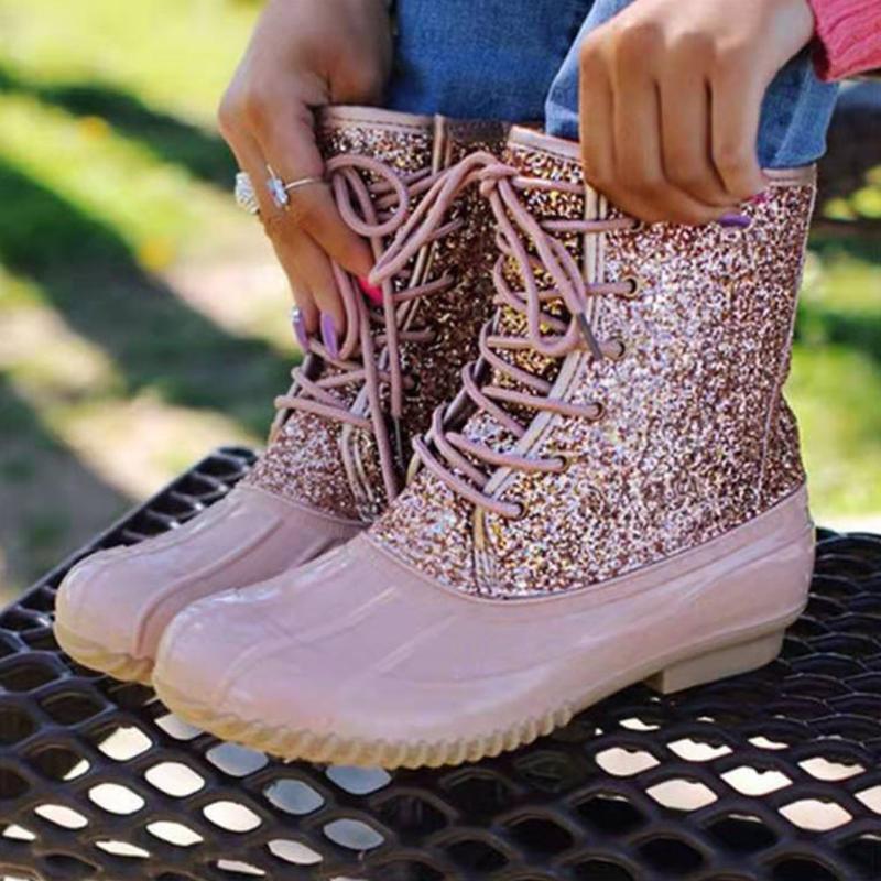 SaraIris Bling Low Heel Solid Boots Women Casual Fashion Boots Ladies Round Toe Classic Lace Up Winter Shoes, Pink
SaraIris Bling Low Heel Solid Boots Women Casual Fashion Boots Ladies Round Toe Classic Lace Up Winter Shoes, Pink