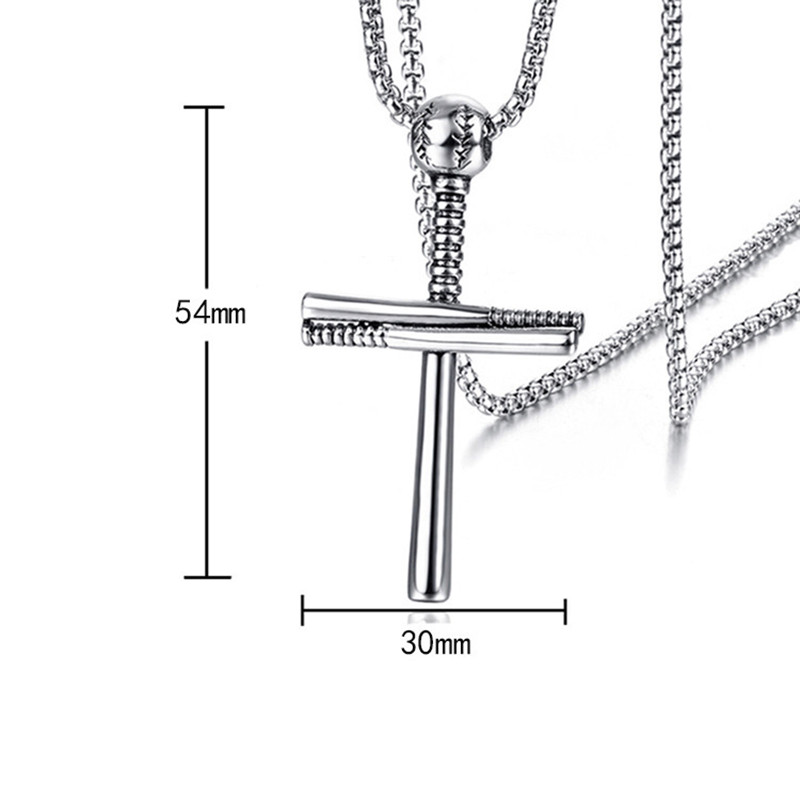 Cremation Urn Baseball Gold Cross Necklace For Ashes Memorial Keepsake Titanium Stainless Steel Pendant Remembrance Jewelry Gifts Women Men Collar Who