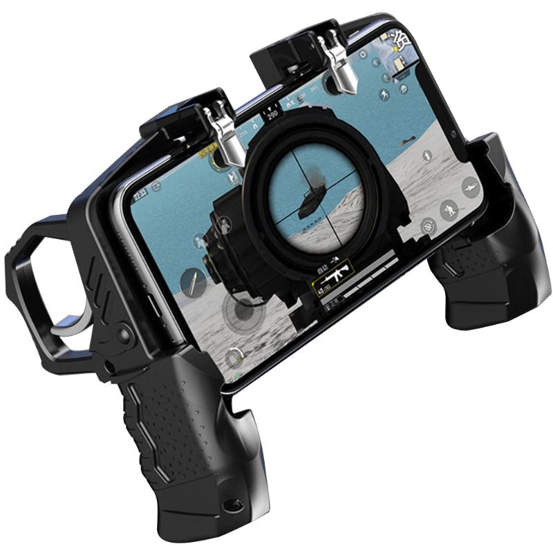 K21 Metal Trigger Button Universal Ergonomic Four Fingers Sensitive Joystick Free Fire Mobile Phone Gamepad Black Shooting
K21 Metal Trigger Button Universal Ergonomic Four Fingers Sensitive Joystick Free Fire Mobile Phone Gamepad Black Shooting