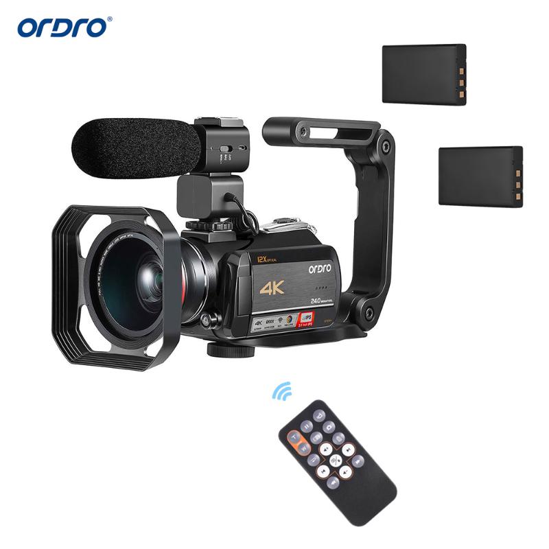 ORDRO AC5 4K WiFi Digital Video Camera Camcorder Recorder DV 24MP 3.1 Inch IPS Touchscreen 12X Optical Zoom Time-Lapse camera, As pic
ORDRO AC5 4K WiFi Digital Video Camera Camcorder Recorder DV 24MP 3.1 Inch IPS Touchscreen 12X Optical Zoom Time-Lapse camera, As pic