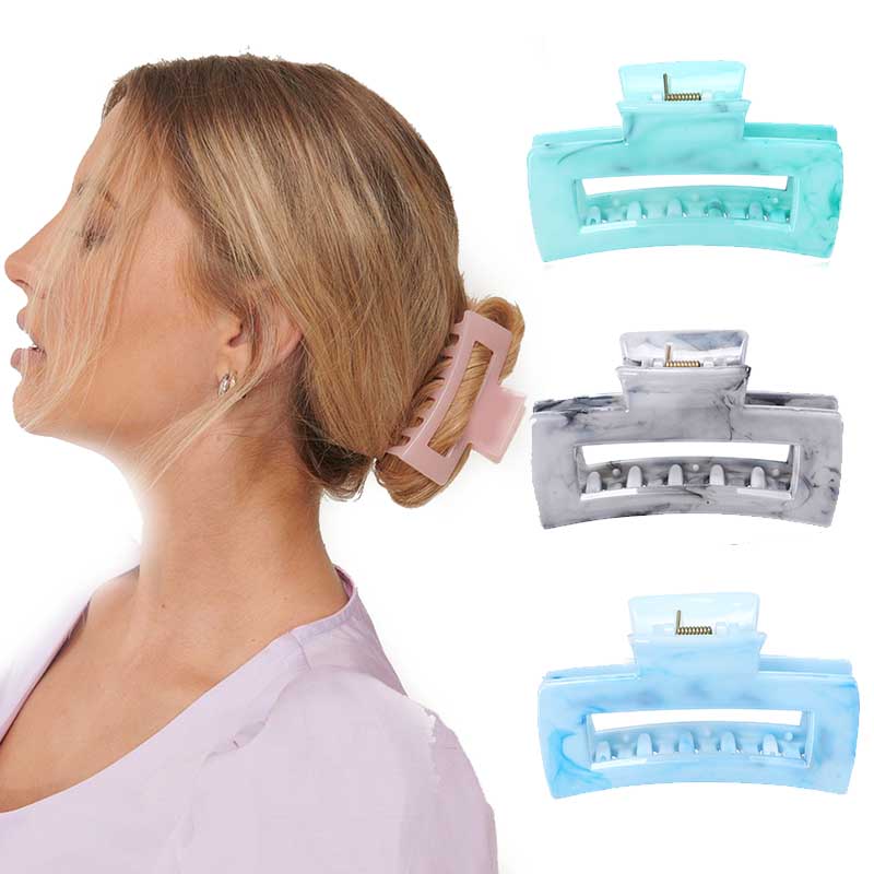 Haimeikang New Claw Clip for Women Tough Plastic Hair Claw Large Size Hair Clamps Clip Crab for Accessories
Haimeikang New Claw Clip for Women Tough Plastic Hair Claw Large Size Hair Clamps Clip Crab for Accessories