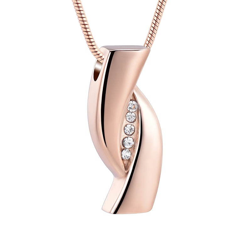 IJD12838B Stainless Steel Cremation Rose Gold Pendant Inlay Crystal Memorial For Ashes of Loved Keepsake Urn Necklace Jewelry
IJD12838B Stainless Steel Cremation Rose Gold Pendant Inlay Crystal Memorial For Ashes of Loved Keepsake Urn Necklace Jewelry