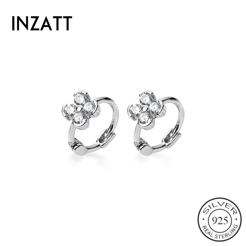 INZAReal 925 Sterling Silver Zircon Flower Hoop Earrings For Fashion Women Fine Jewelry Minimalist Ins Hot Accessorie Gift
INZAReal 925 Sterling Silver Zircon Flower Hoop Earrings For Fashion Women Fine Jewelry Minimalist Ins Hot Accessorie Gift
