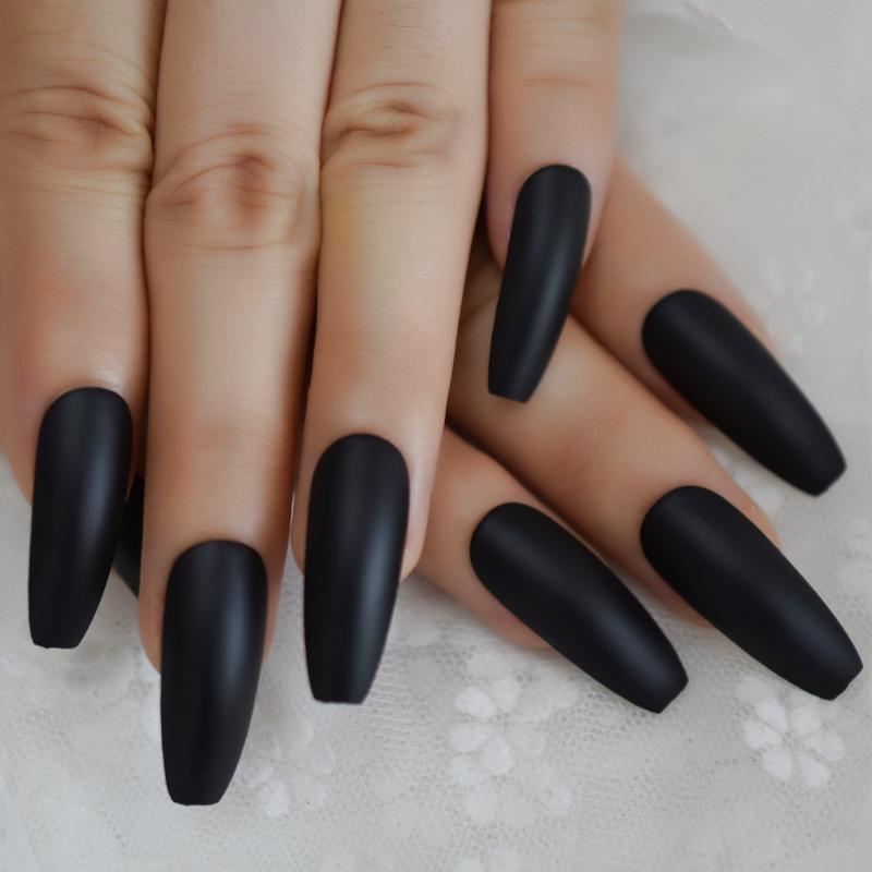 Black Frosted Fake Nails Extra Long Flat MaFaux Ongles Ballerina Manicure Tips Salon Quality Thick Tip 24, 253m
Black Frosted Fake Nails Extra Long Flat MaFaux Ongles Ballerina Manicure Tips Salon Quality Thick Tip 24, 253m