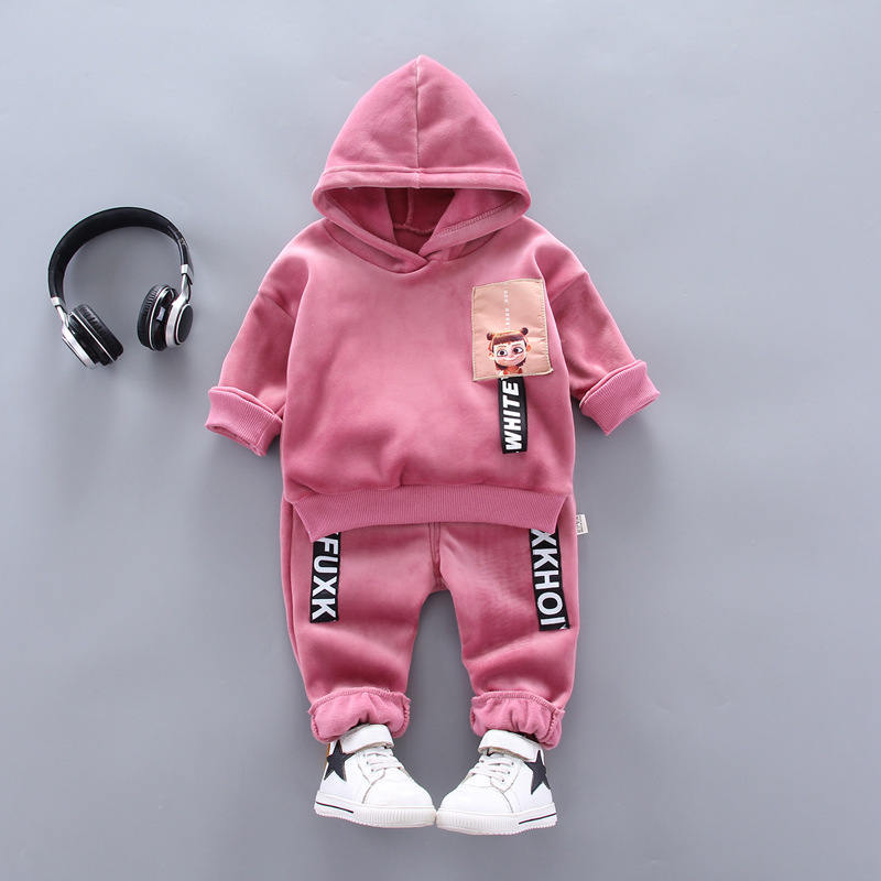 2020 winter new children's clothing boy baby infant children's suit long-sleeved cover leisure warm and velvet two-piece suit 0, Red
2020 winter new children's clothing boy baby infant children's suit long-sleeved cover leisure warm and velvet two-piece suit 0, Red