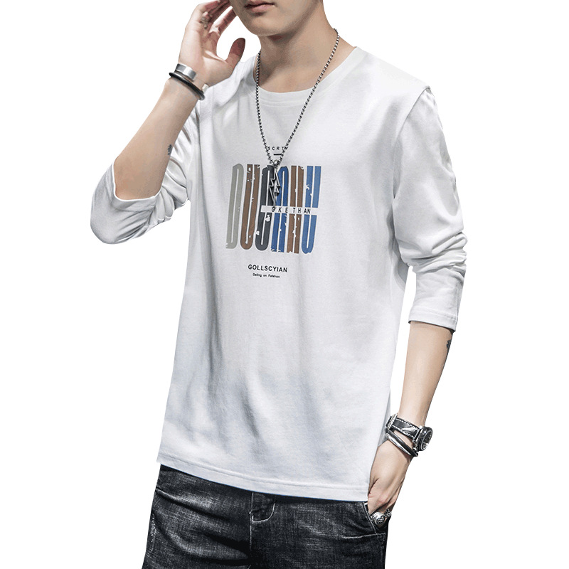 Autumn Casual New Long-sleeved T-shirt Men's Trendy Fashion Plus Size Top Clothes Round Neck Sports Jogging Bottoming Shirt, Black
Autumn Casual New Long-sleeved T-shirt Men's Trendy Fashion Plus Size Top Clothes Round Neck Sports Jogging Bottoming Shirt, Black