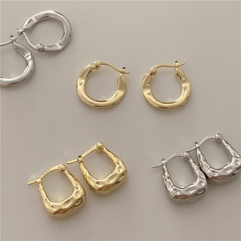 2020 New Gold Silver Color Metal Geometric Round C Irregular Shape Hoop Earrings Small Circel Earrings For Women Girls Jewelry
2020 New Gold Silver Color Metal Geometric Round C Irregular Shape Hoop Earrings Small Circel Earrings For Women Girls Jewelry