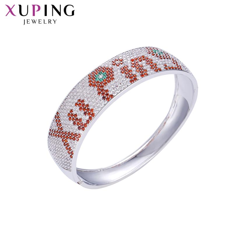 Xuping Charms Styles Colorful Bangle for Women Thanksgiving Jewelry XuPing Fans Gift S110,4-52020
Xuping Charms Styles Colorful Bangle for Women Thanksgiving Jewelry XuPing Fans Gift S110,4-52020