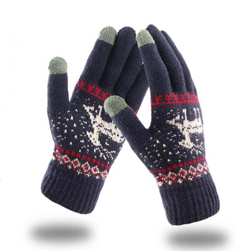 Calymel Fashion Knitted Gloves Xmas Gifts Women Men Thick Warm Winter Full Finger Mittens Female Stretch Crochet Wool Screen
Calymel Fashion Knitted Gloves Xmas Gifts Women Men Thick Warm Winter Full Finger Mittens Female Stretch Crochet Wool Screen