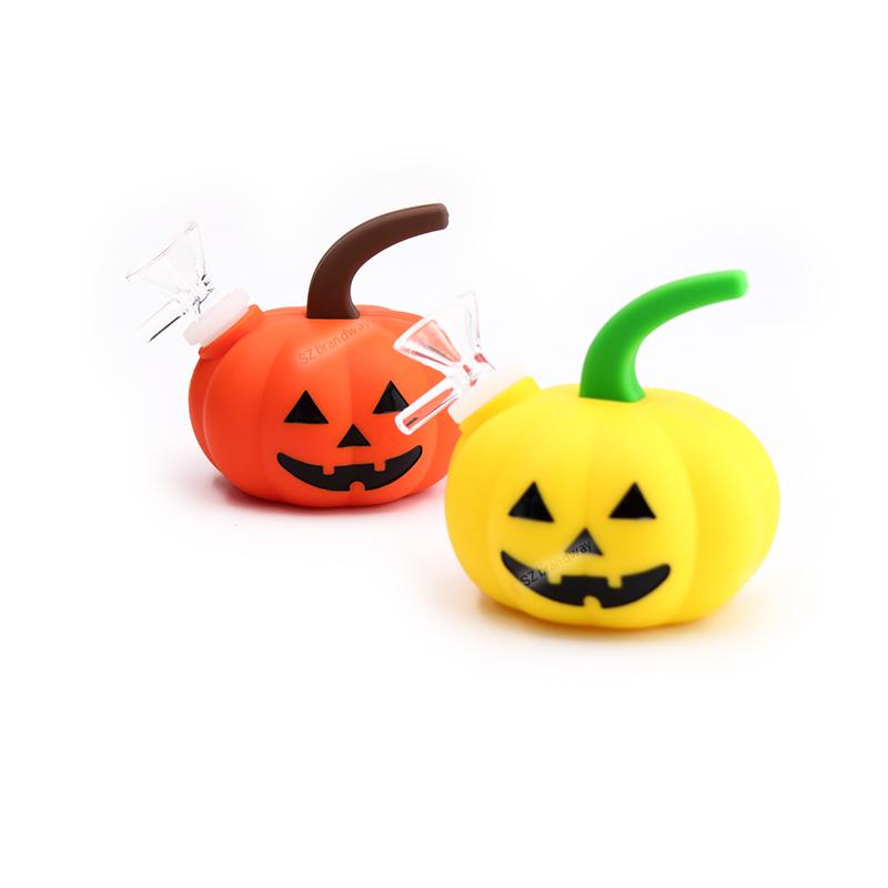 Pumpkin Hookah Halloween Silicone Water Pipe Silicone Bongs FDA Smoking Pipes Tobacco Water Pipe Glass Bong Easy Cleaning DHL Free
Pumpkin Hookah Halloween Silicone Water Pipe Silicone Bongs FDA Smoking Pipes Tobacco Water Pipe Glass Bong Easy Cleaning DHL Free