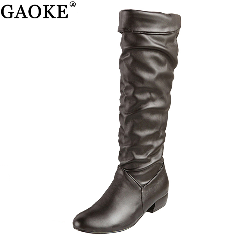 GAOKE Large size 2020 new arrive Knee high Women Boots Black White Brown flat heels half boots spring autumn shoes woman
GAOKE Large size 2020 new arrive Knee high Women Boots Black White Brown flat heels half boots spring autumn shoes woman
