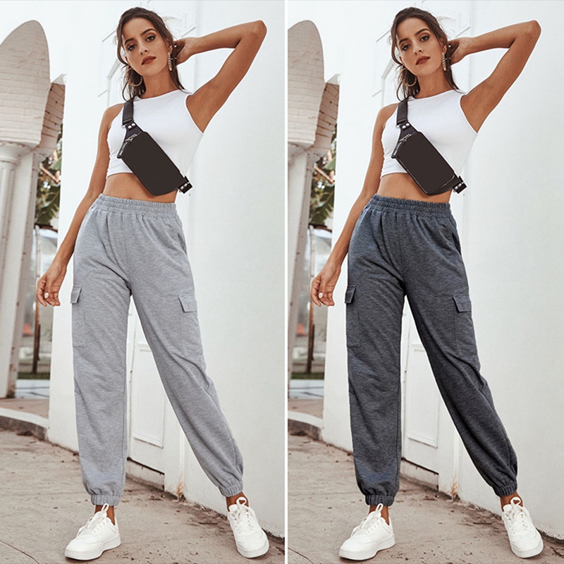 Womens Casual Pants Lantern Sleeve Pocket Tied Sweatpants High Waist Women Trousers Loose Pants, Beige
Womens Casual Pants Lantern Sleeve Pocket Tied Sweatpants High Waist Women Trousers Loose Pants, Beige