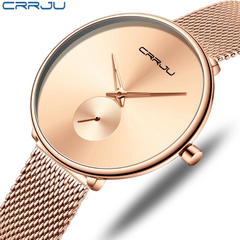 CRRJU Women's Watches Simple Fashion Rose Gold Bracelet Ladies Watch Women Watches Clock Montre Femme, Black
CRRJU Women's Watches Simple Fashion Rose Gold Bracelet Ladies Watch Women Watches Clock Montre Femme, Black