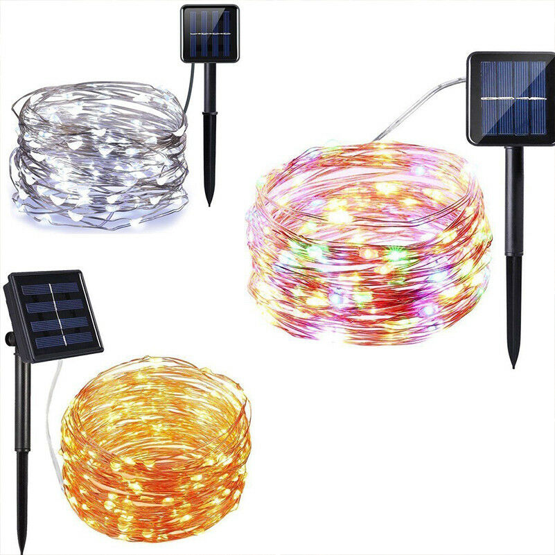100 LED Solar Power Fairy Lights String Lamps Party Xmas Decor Garden Outdoor HL
100 LED Solar Power Fairy Lights String Lamps Party Xmas Decor Garden Outdoor HL