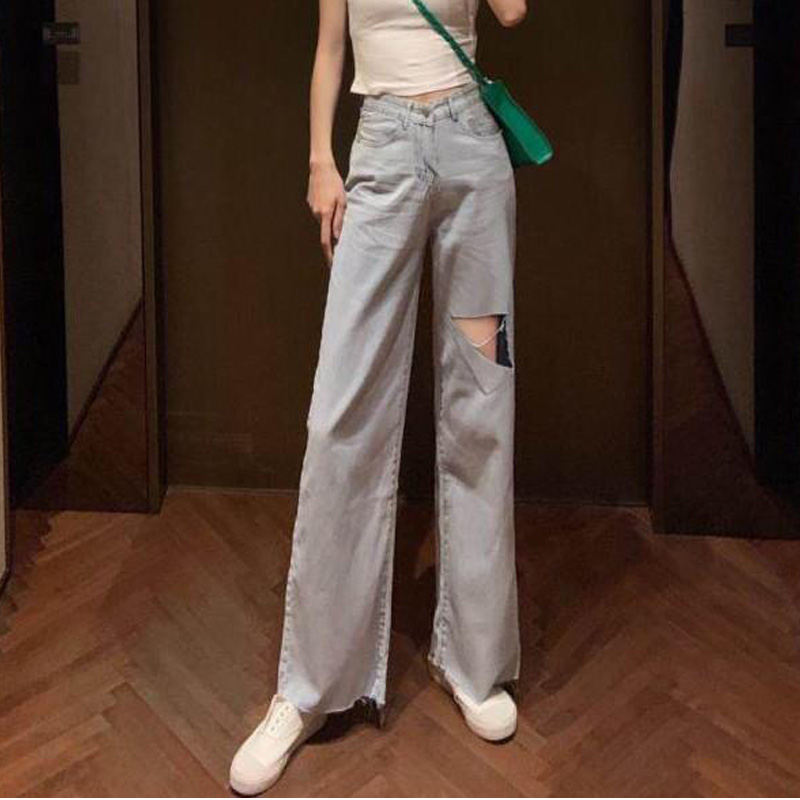 Ripped Demin Jeans Pants Women Destroyed Jeans High Waist Loose Comfortable for Women Plus Size Casual Straigh Pants, Ed01
Ripped Demin Jeans Pants Women Destroyed Jeans High Waist Loose Comfortable for Women Plus Size Casual Straigh Pants, Ed01