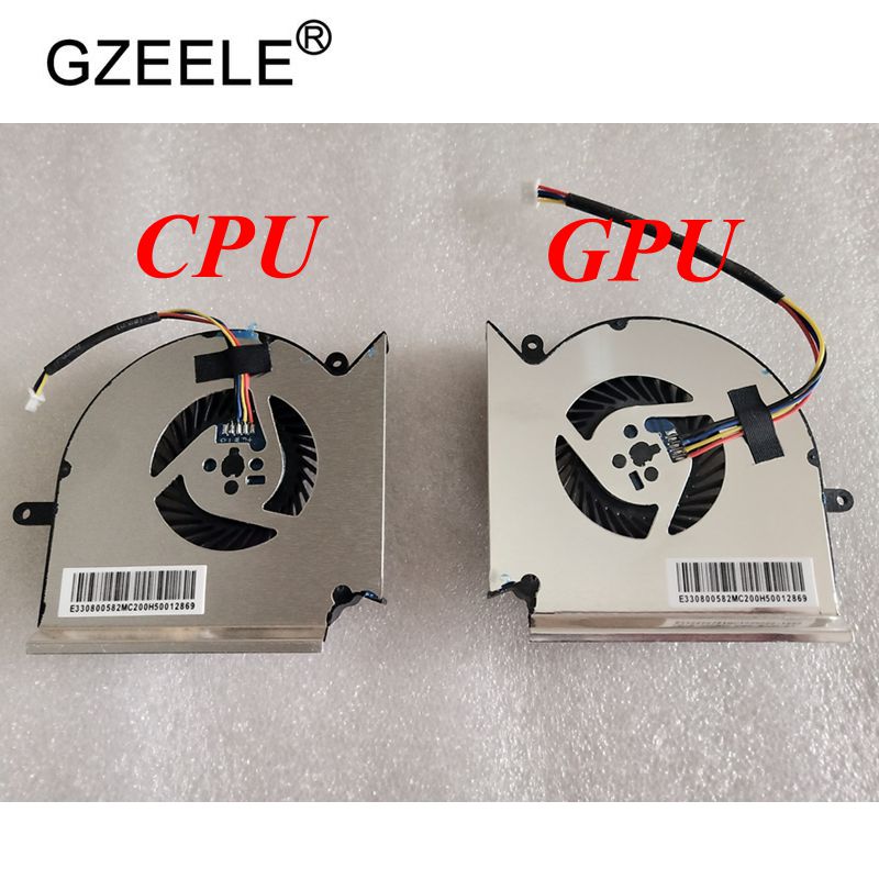 GZEELE new for MSI GE75 GP75 GE63 GP63 GL63 GV63 GE73 GL73 8SF 9SG MS-17E2 N414 N417 CPU & GPU Fan PAAD060105SL N383 N384
GZEELE new for MSI GE75 GP75 GE63 GP63 GL63 GV63 GE73 GL73 8SF 9SG MS-17E2 N414 N417 CPU & GPU Fan PAAD060105SL N383 N384